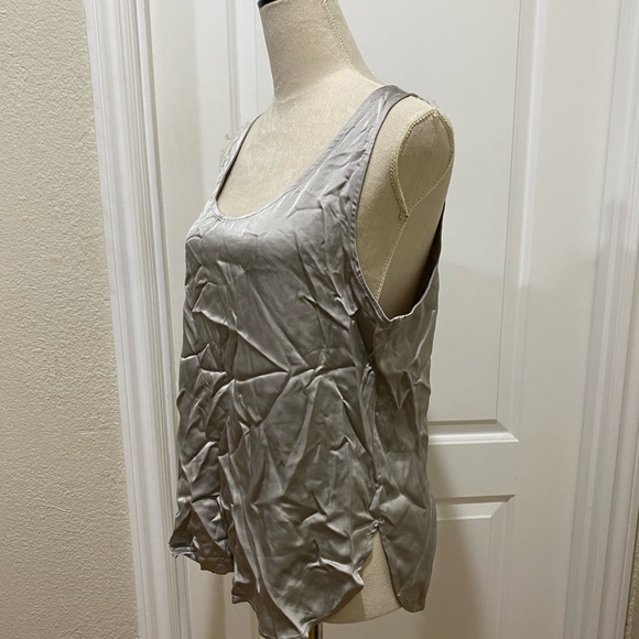 NWT The Satin Tank Top in Light Grey – Frank And Oak - Picture 3 of 9
